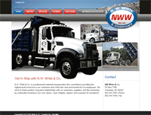Tablet Screenshot of nwwhite.com